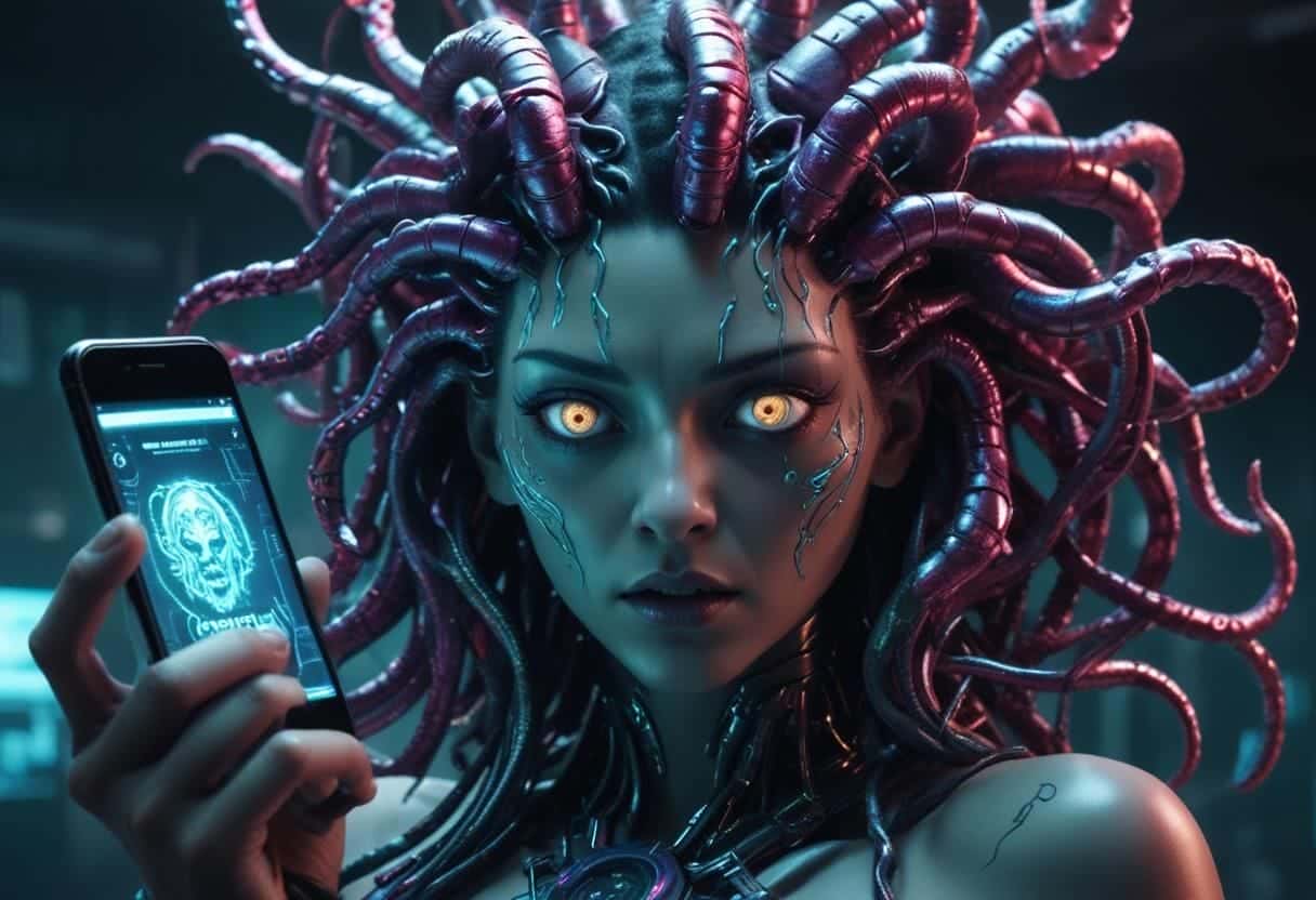 Illustration de Medusa, malware Android, ciblant des smartphones en France.