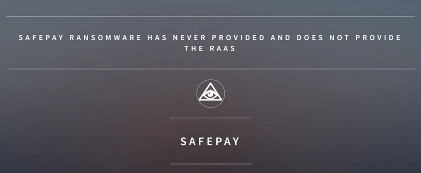 SafePay leak site