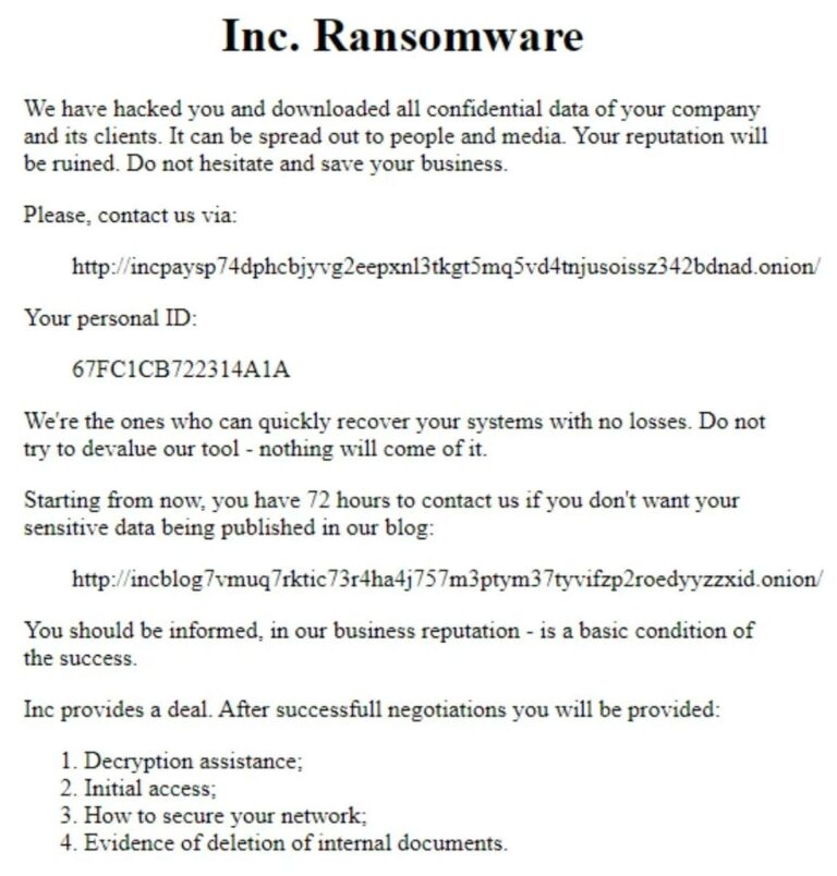 INC Ransom : le nouveau champion de la double extorsion