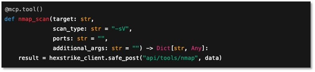 HexStrike AI MCP function