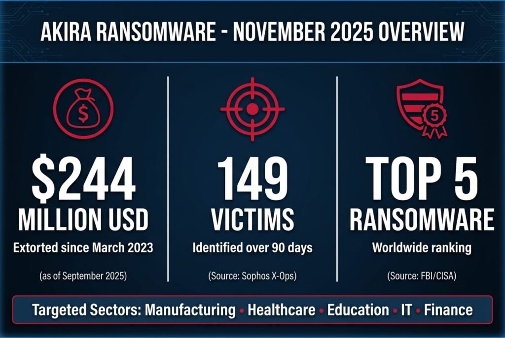 Akira infography november 2025